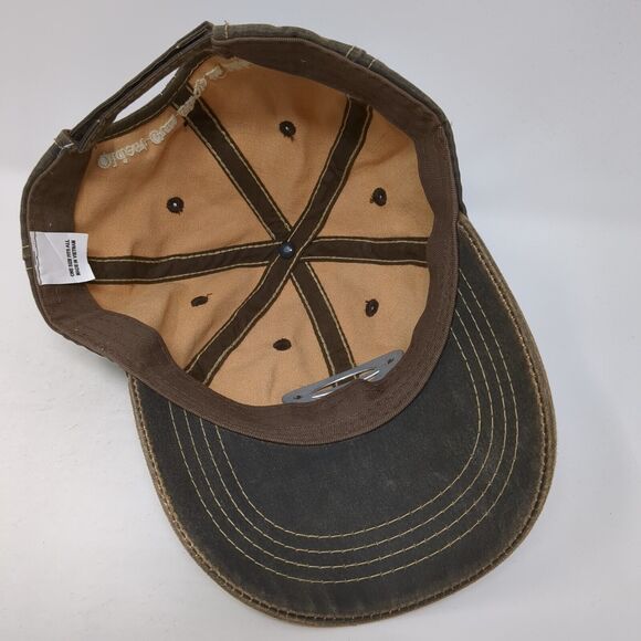 RED'S Trading Post Oldest Gun Shop in Idaho Strapback Hat Brown OS Adjustable - Picture 6 of 8